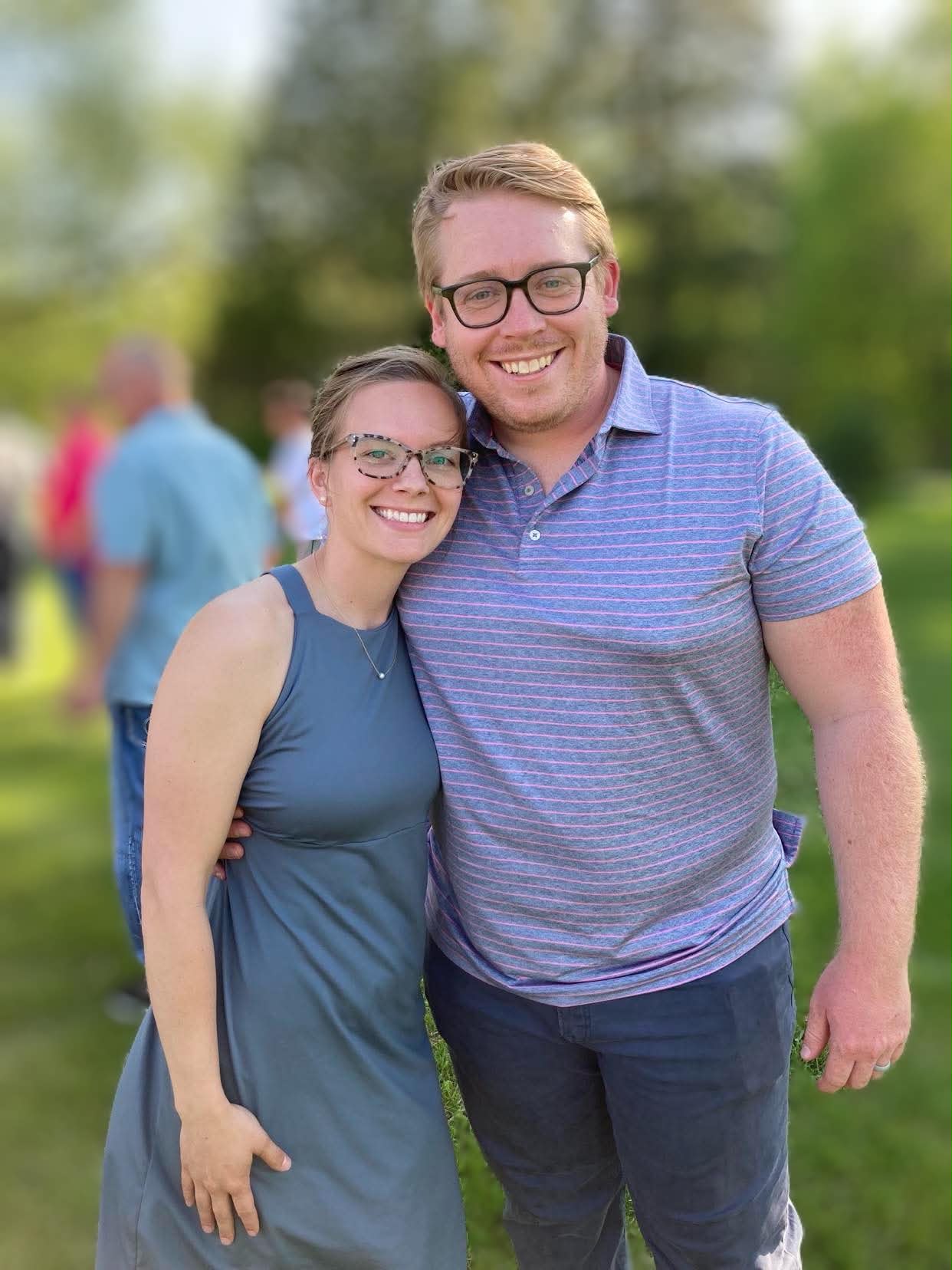 Tami and Andrew, the husband-and-wife team behind Snapped Memory Magnets
